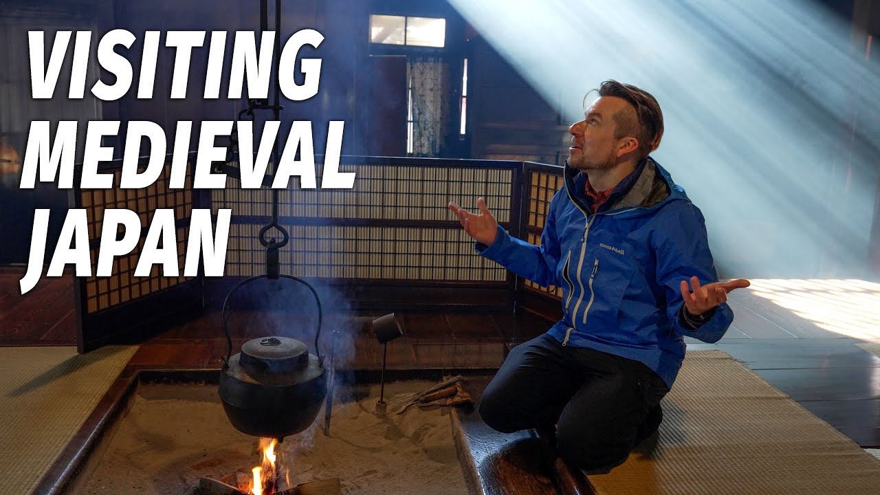 A traveler explores the enchanting town of Tsumago.