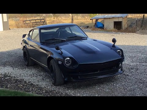 240z Spitting flames