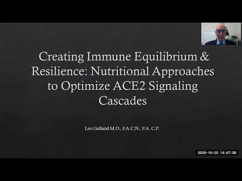 Nutritional Approaches to Optimize ACE2 Signaling Cascades