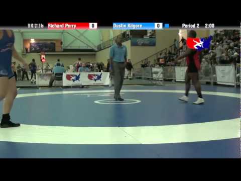 University Nat`ls FS  96 KG / 211.5 lbs: Richard Perry vs. Dustin Kilgore