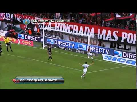 Gol de Ezequiel Ponce Newell`s 2-1 All Boys