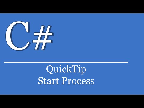 QuickTip #51 - Prozess starten | C# Tutorial Visual Studio | start process by name