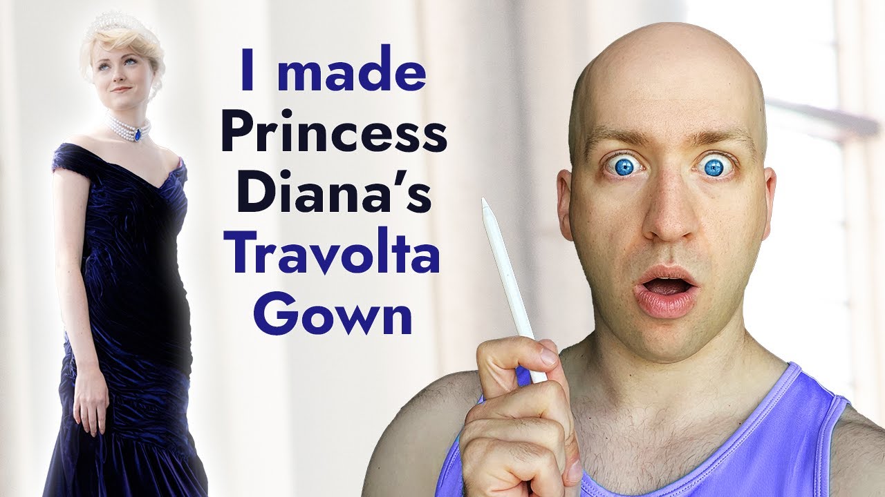 Recreating Princess Diana’s Iconic Travolta Gown