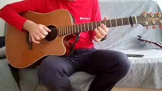 Christophe Mae - J ai laissé intro tuto guitare