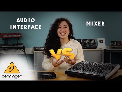 Mixer VS Audio Interface