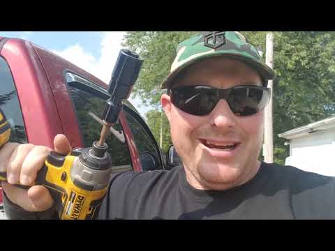 Will a dewalt 20v drill  impact driver take off a truck tire (dodge ram 1500 )?