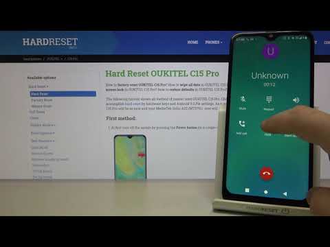 Oukitel C15 Pro  - Incoming Call Presentation & Call Options