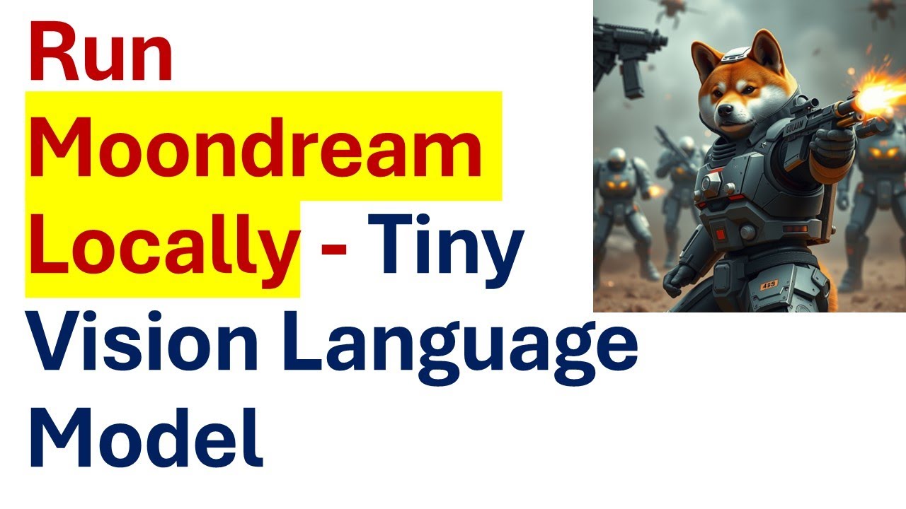 Run Moondream Tiny Vision Language Model Locally on CPU -  Object Detection and Image Understanding