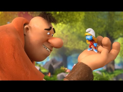 Uriașul malefic și prietenos?! 😧  • Ștrumfii 3D • Desene animate pentru copii