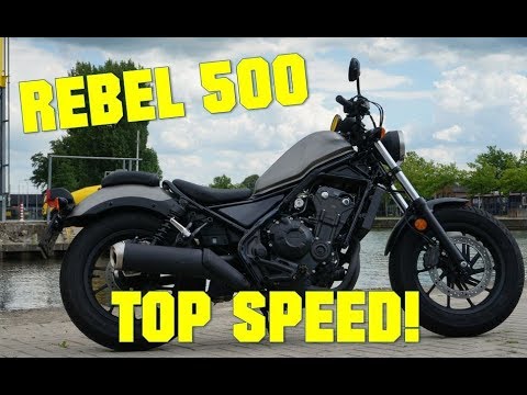 HONDA REBEL 500 -  TOP SPEED - CMX 500