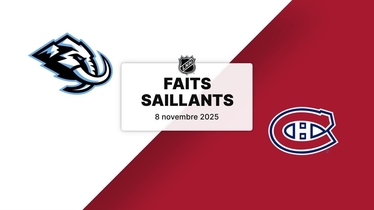 Mammoth vs Canadiens 8/11/25 | Faits saillants
