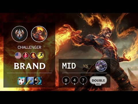 Brand Mid vs Kassadin - NA Challenger Patch 10.11