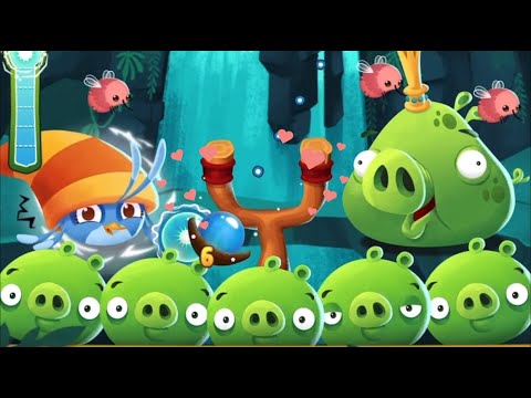 AB POP Angry Birds Level 254-255 game play hard level Win Win with high score!