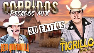 Beto Quintanilla y El Tigrillo Palma ( 30 Exitos ) - Corridos Pesados Mix
