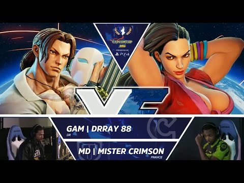 SFV: GAM DR Ray vs Mister Crimson - Capcom Cup 2016 Day 1 Top 32 - CPT2016