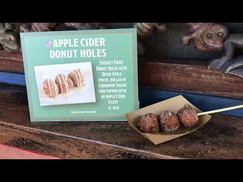 Apple Cider Donut Holes at Isle of Java - Animal Kingdom