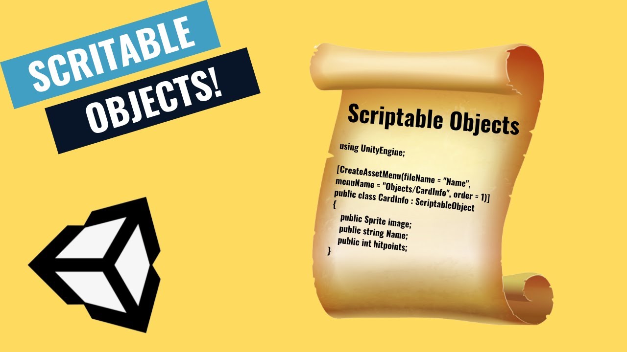 Scriptable Object Basics - Unity Coding