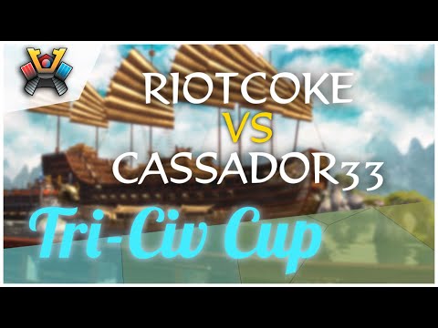 [AoE3] Riotcoke vs Cassador33 — Round of 64 — Tri Civ Cup // ESOC Grand Tour S2