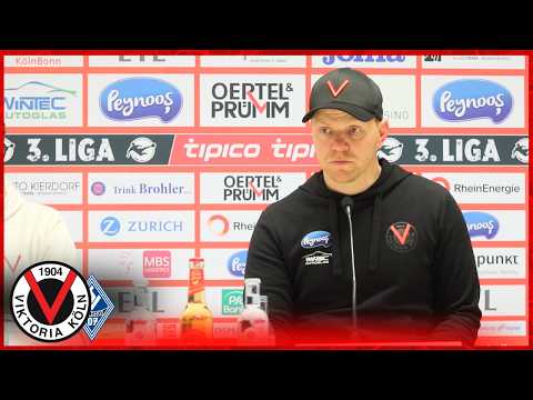 Press conference after the home game against SV Waldhof Mannheim powered by Wintec Autoglas