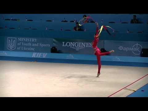 Cebasek  Monija (SLO)  ribbon   World Championships RG 2013 Qual