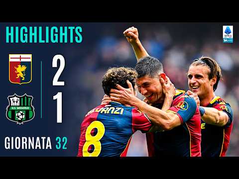 EKUBAN Fa Sorridere DE ROSSI | GENOA-SASSUOLO 2-1 | HIGHLIGHTS | SERIE A ENILIVE 2025/26