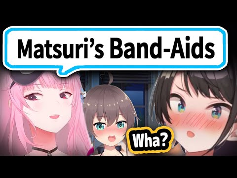 Calli Brings Up Matsuri's Band-Aids And Broke Subaru【Hololive】