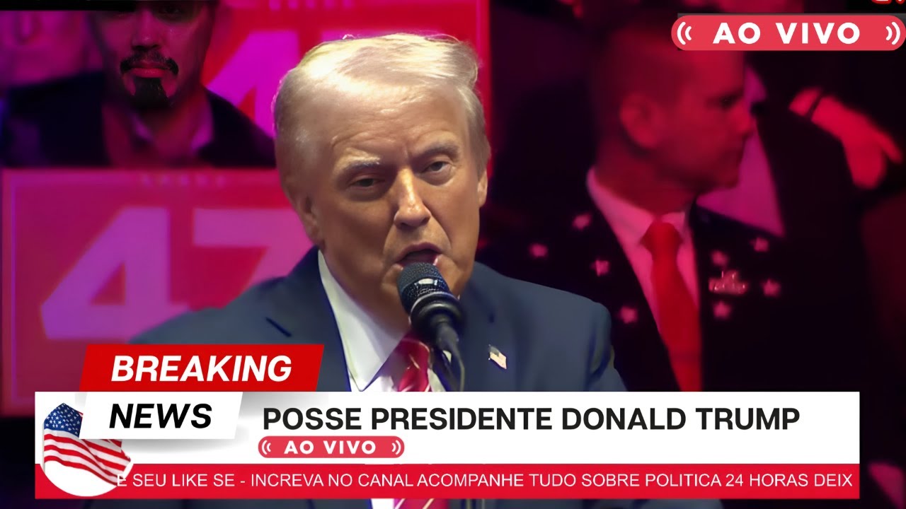 🔴Posse de Donald Trump AO VIVO: Acompanhe a Cerimônia Histórica de Inauguração