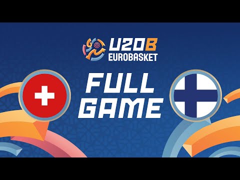 Group Phase | Switzerland v Finland | Full Basketball Game | FIBA U20 EuroBasket 2024 Division B