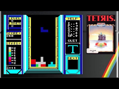 Tetris (Mirrorsoft / 1988) ZX Spectrum Review