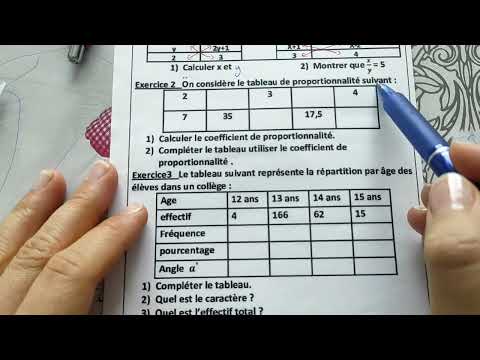 proportionnalité تمارين مهمة! التناسبية