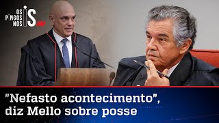 Marco Aurélio Mello critica discurso de posse de Moraes: ‘Agressivo’