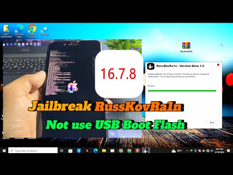 RussKovRa1n Jailbreak iOS 16.7.8 - iOS 15.0 got successfully | Not use USB Boot Flash