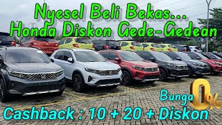Promo Bombastik Honda. Diskon Dan Cashback up Ratusan Juta*. Promo WR-V, HR-V dan Brio 2025.