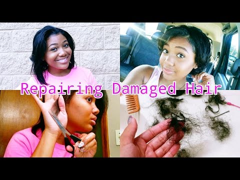 MY HAIR FELL OUT! REPAIRING DAMAGED HAIR! TRANSITIONING TO NATURAL?!?! Video