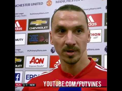 Zlatan in post match interview- "Lions don't recover like humans" 😎