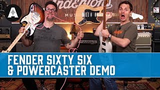 Video thumbnail for Fender's Wacky New Alternate Reality Guitars - Sixty Six & Powercaster by Andertons Music Co