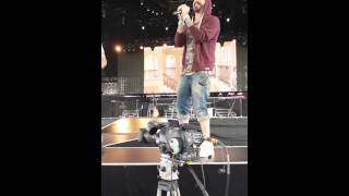 BSB singing One Phone Call in Darien Lake!!