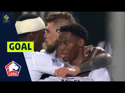 Goal Jonathan Christian DAVID (57' pen - LOSC) RC STRASBOURG ALSACE - LOSC LILLE (1-2) 21/22