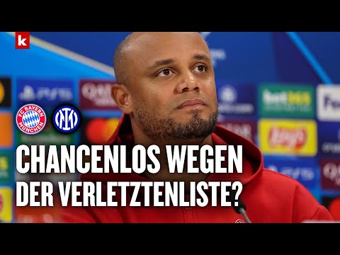 Verzweifelt wegen Verletzungen? Kompany: "Kein Bock auf Gejammer" | FC Bayern - Inter Mailand