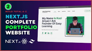 Next.js and Tailwind CSS Project for Beginners | Complete Portfolio Website with Admin Panel Part 2