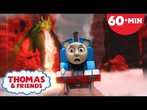 Thomas and the Dragon! | Thomas & Friends | +60 Minutes Kids Cartoons - Kids TV Series, Kingdom Kids Zone - Thomas & Friends