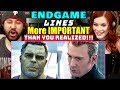 LINES In ENDGAME That Are MORE IMPORTANT Than You Realized | REACTION!!!