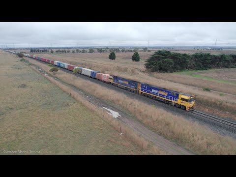 5AM5 Pacific National Container Freight Train (13/5/2022) - PoathTV Australian Railways Vlogs