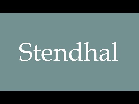 How to Pronounce ''Stendhal'' Correctly in French