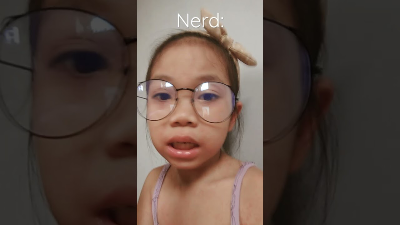 pov: nerd tries trend...