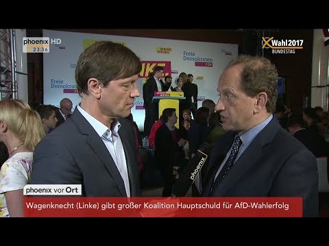 Bundestagswahl 2017: Wahlparty der FDP und Alexander Graf Lambsdorff im Interview am 24.09.2017