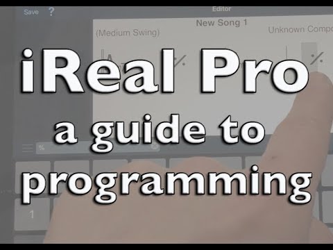 iReal pro - a guide to programming