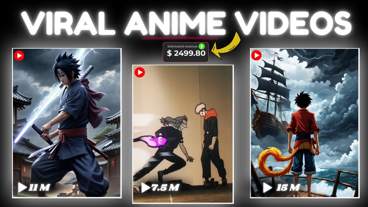How to Make Your Own Viral AI Generated Anime Videos | Youtube Automation