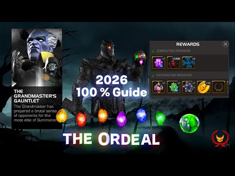 How To Complete The Ordeal In 2026!! Grand Master's Gauntlet - Marvel Contest Of Champions
