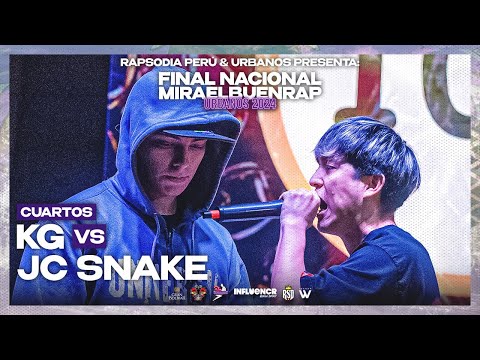 JC SNAKE VS KG (CUARTOS) - BATALLÓN 🔥|| FINAL NACIONAL MIRA EL BUEN RAP URBANOS 2K24